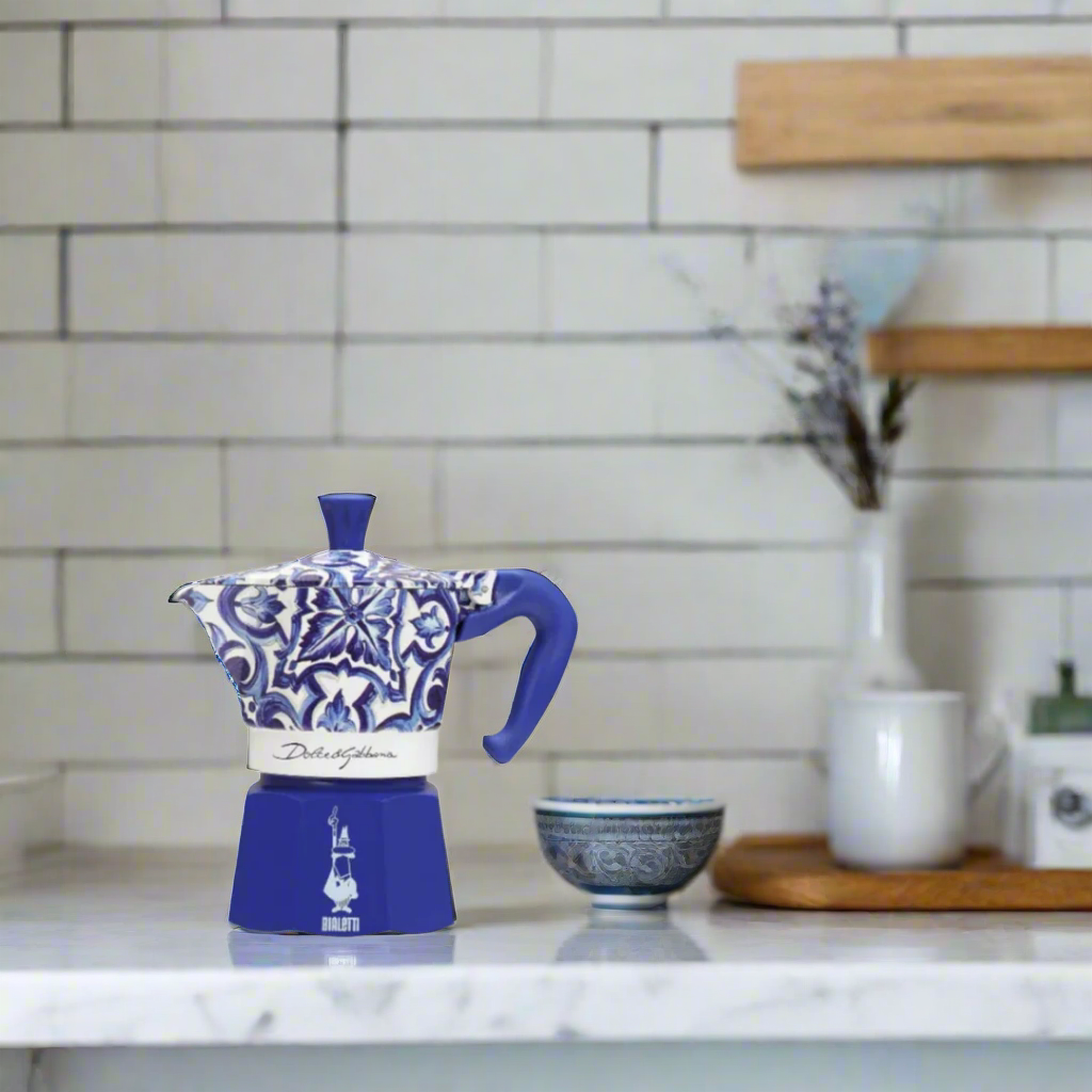 Moka Bialetti Dolce&Gabbana Mediterranean Blue 6 Cup