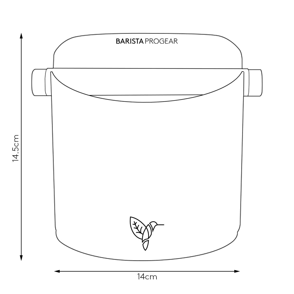 Barista Progear Silver Home Knock Bin