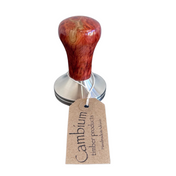 Cambium 58.5mm Unique Wooden Tamper Dark Wood